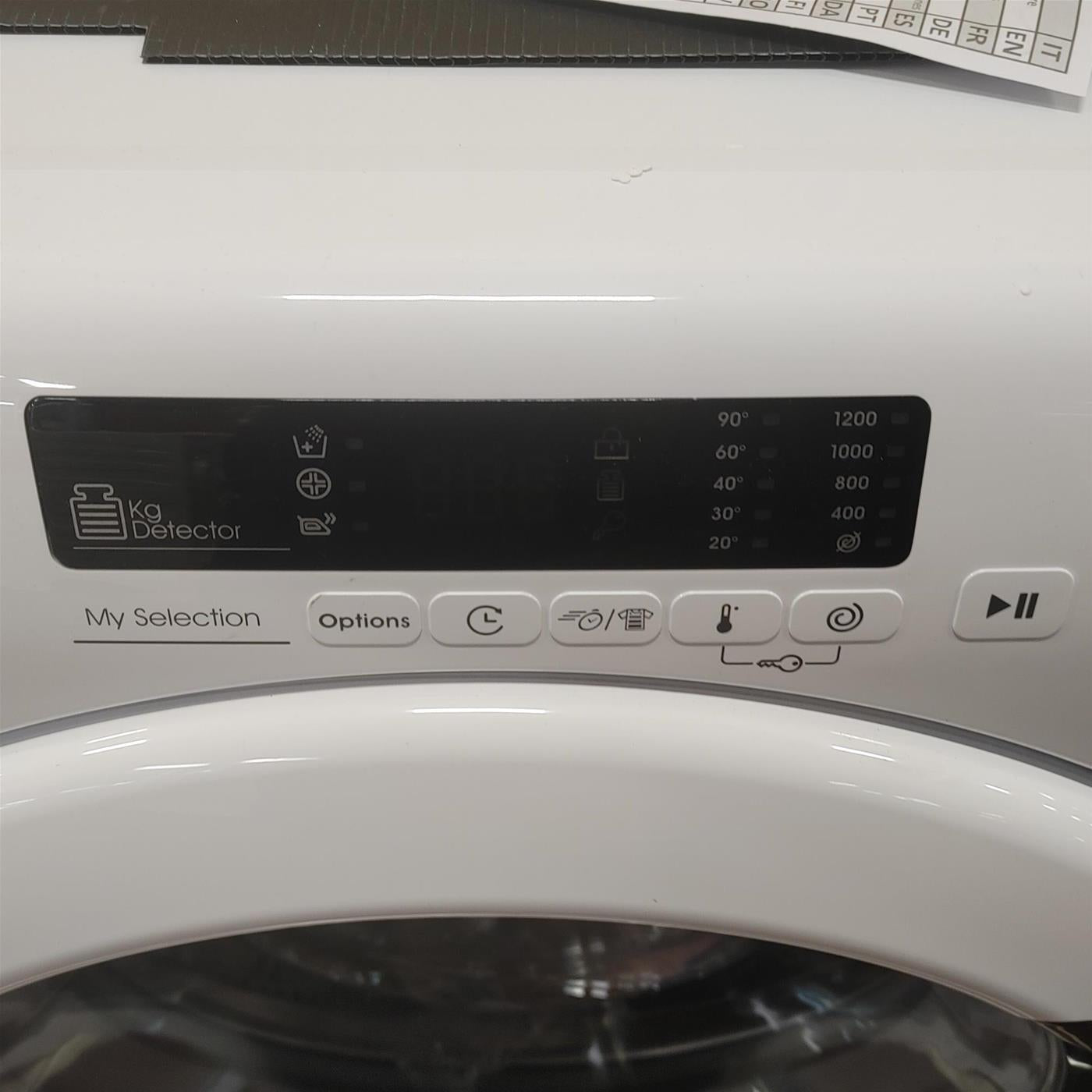 Lavatrice Candy Smart CS1292DW4/1-11 Caricamento frontale 9 kg 1200 Giri/min Bianco