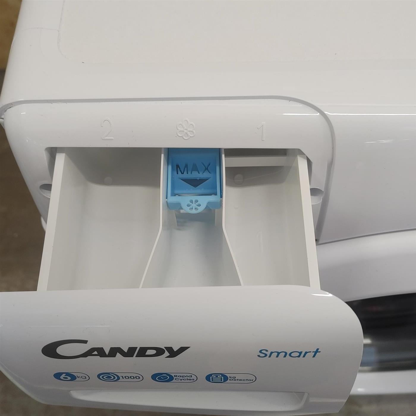 Candy Smart CS41061DE/1-S Lavatrice 6 kg, Carica Frontale, 1200 Giri