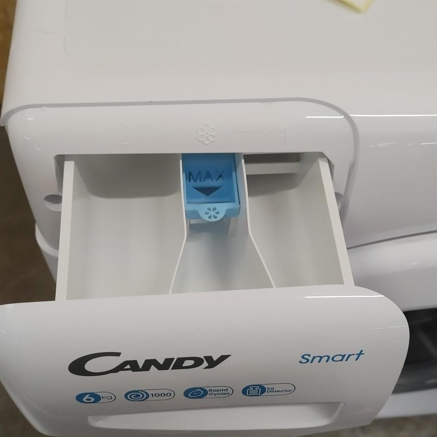 Candy Smart CS41061DE/1-S Lavatrice 6 kg, Carica Frontale, 1200 Giri