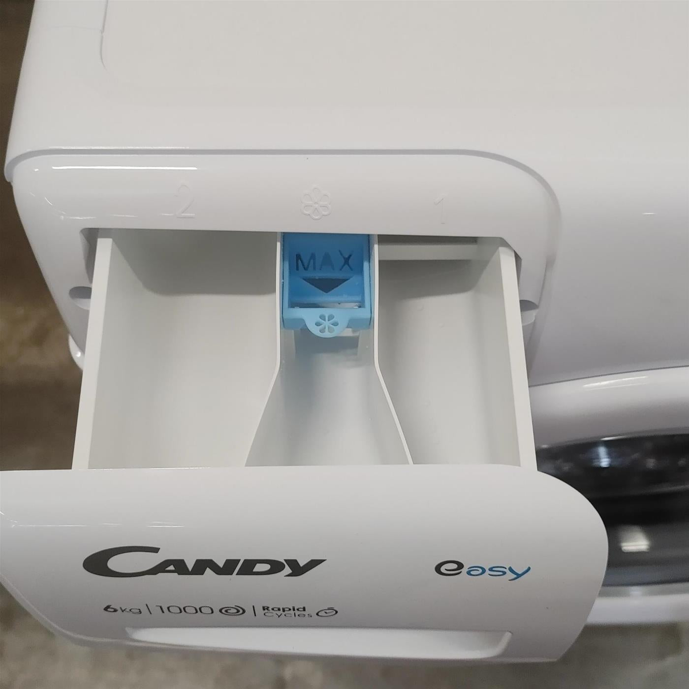 Candy Easy EY41061DE/1-S Lavatrice Carica dall'alto 6 kg 1200 Giri/min Bianco