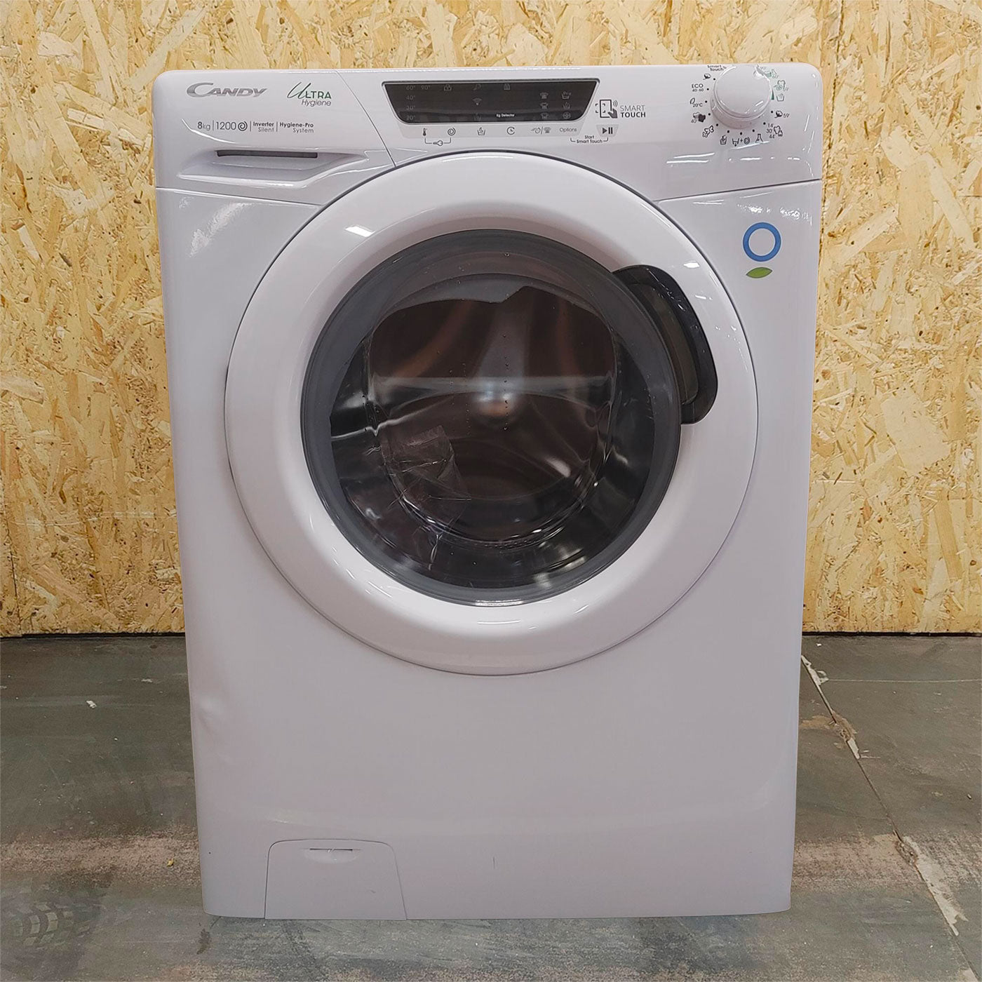 Candy Ultra Hygiene HE 128TXME/1-S lavatrice Caricamento frontale 8 kg 1200 Giri/min Bianco