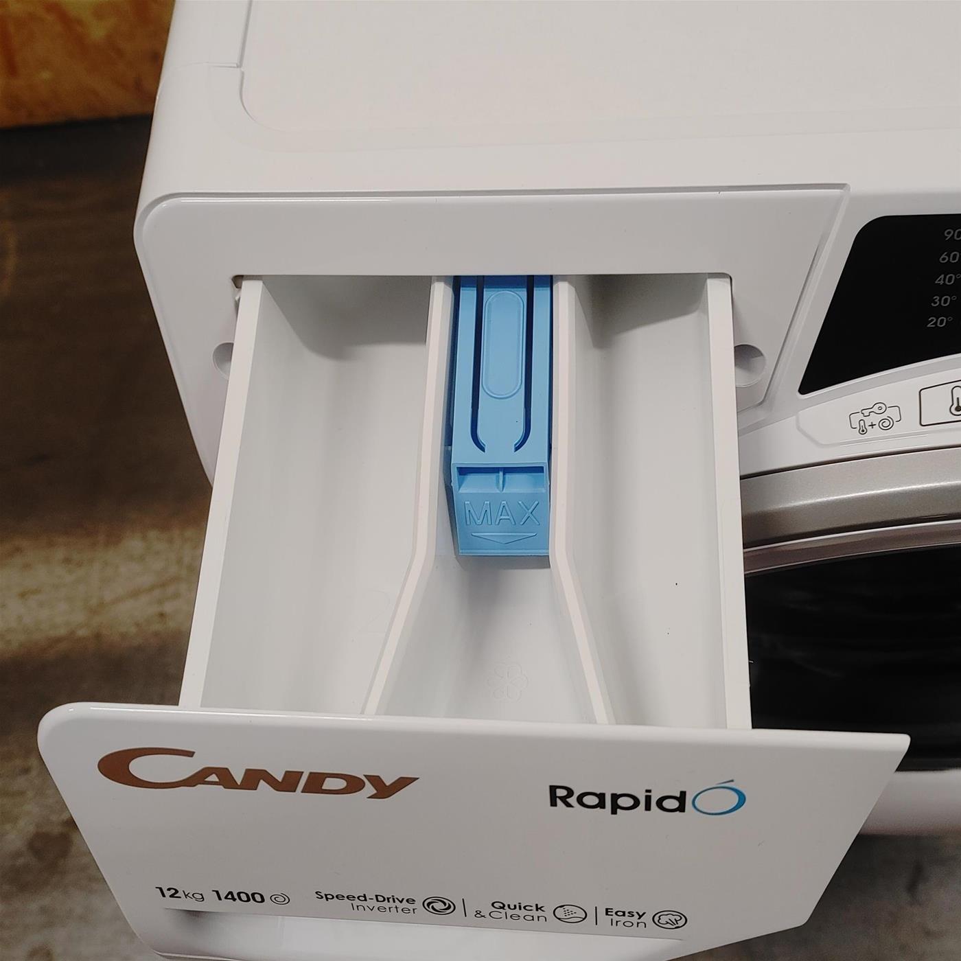 Lavatrice Candy RapidÓ RO14126DWMST-S Carica frontale 12 kg 1400 Giri/min Bianco