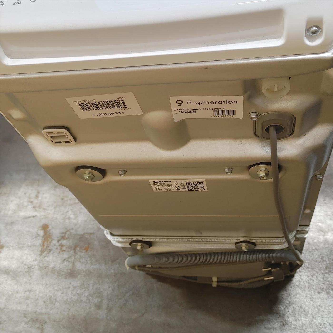 Candy Easy EYT 1262DWE/1-S Lavatrice Carica dall'alto 6 kg 1200 Giri/min Bianco