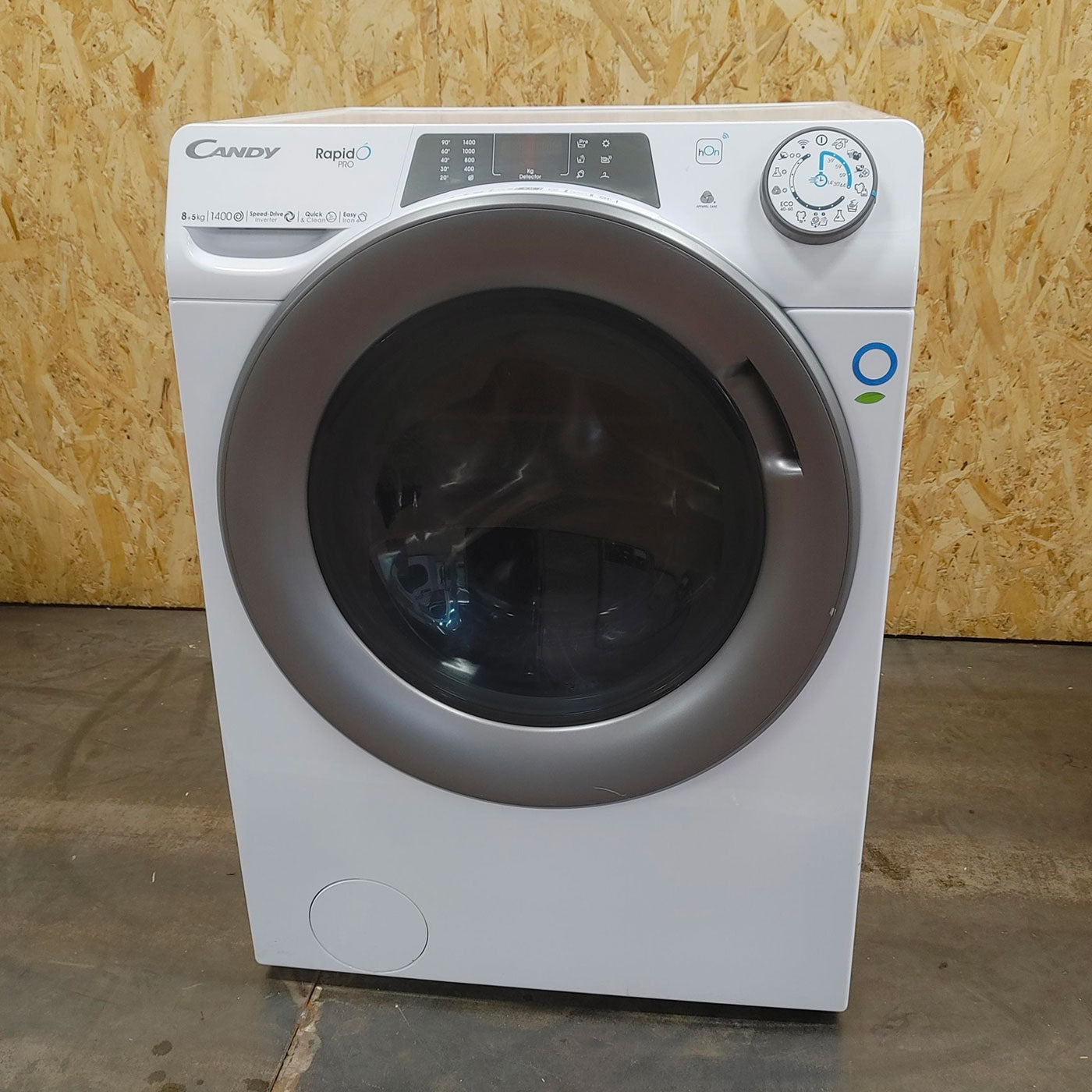 Lavasciuga Candy RapidÓ PRO RPW4856BWMR/1-S Libera Installazione Caricamento Frontale Bianco