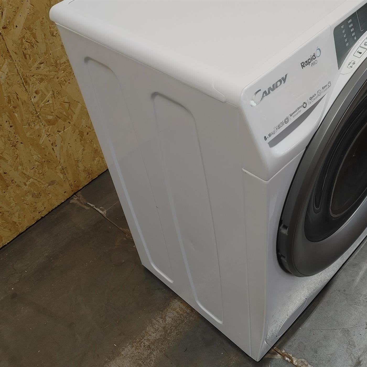 Lavasciuga Candy RapidÓ PRO RPW4856BWMR/1-S Libera Installazione Caricamento Frontale Bianco