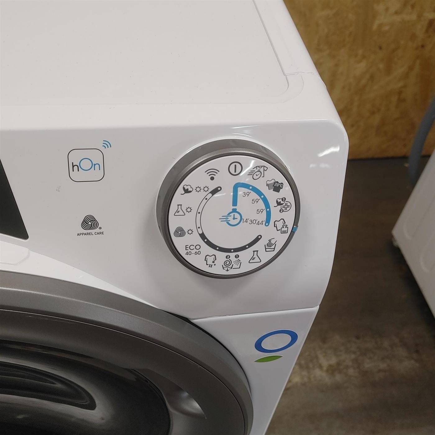 Lavasciuga Candy RapidÓ PRO RPW4856BWMR/1-S Libera Installazione Caricamento Frontale Bianco