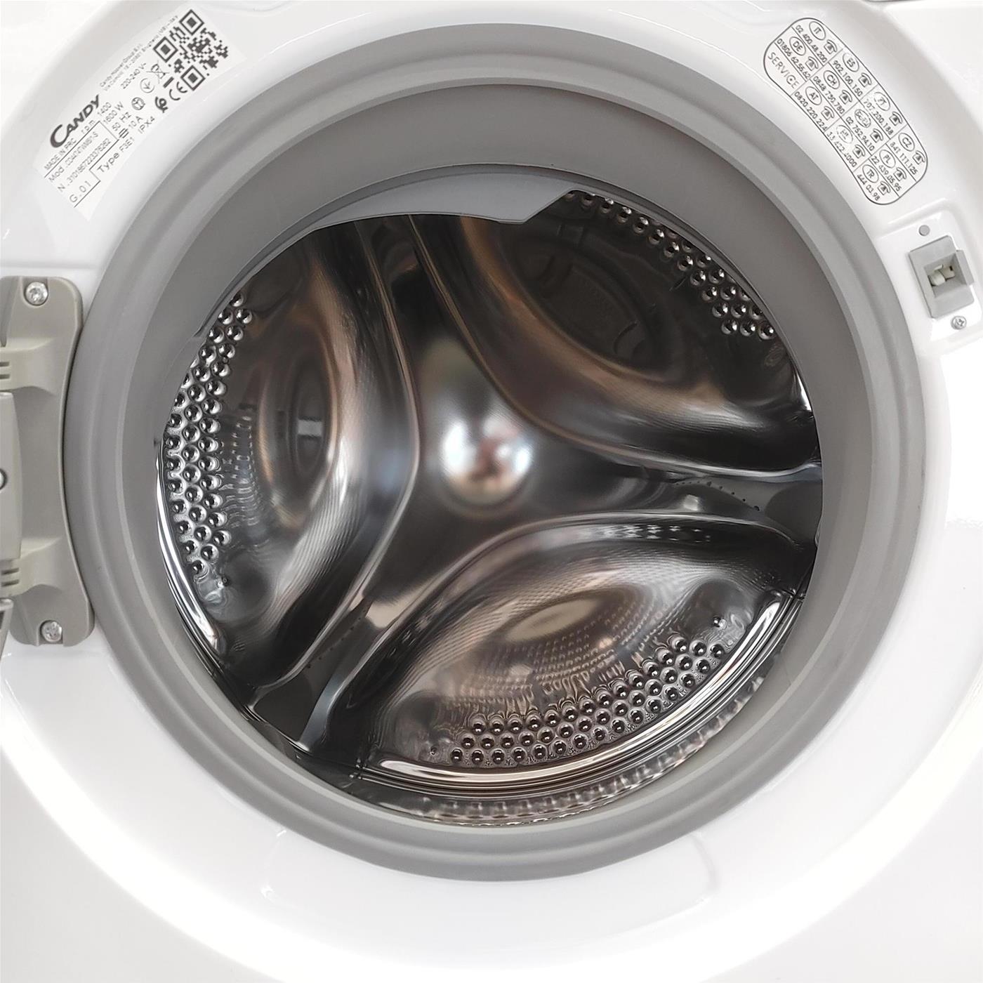 Lavatrice Candy Smart Pro Inverter CO4474TWM6/1-S Carica frontale 7 kg 1400 giri Bianco
