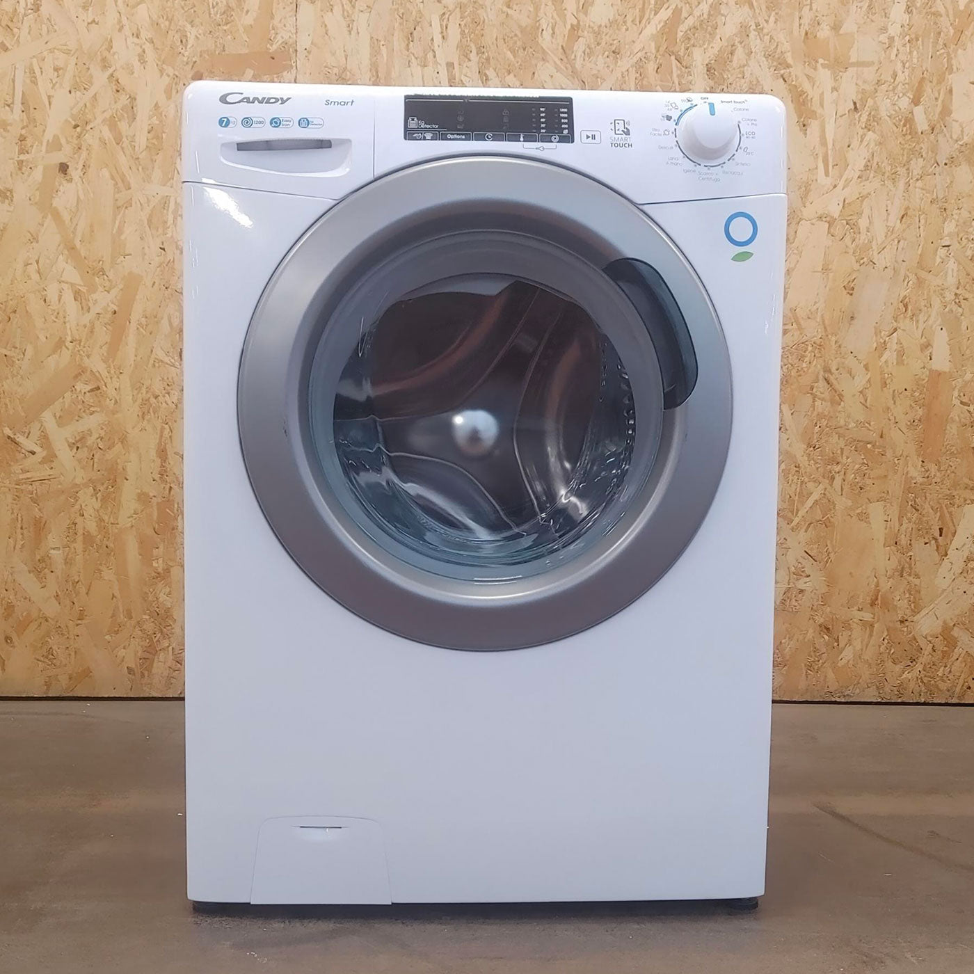 Candy Smart CSS4127TRE/1-11 lavatrice Caricamento frontale 7 kg 1200 Giri/min D Bianco