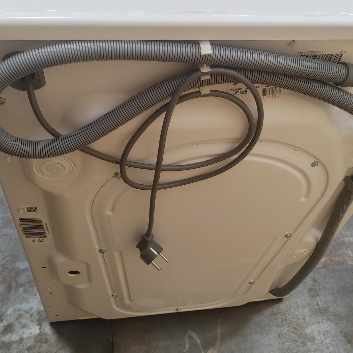 Candy Smart CSS4127TRE/1-11 lavatrice Caricamento frontale 7 kg 1200 Giri/min D Bianco