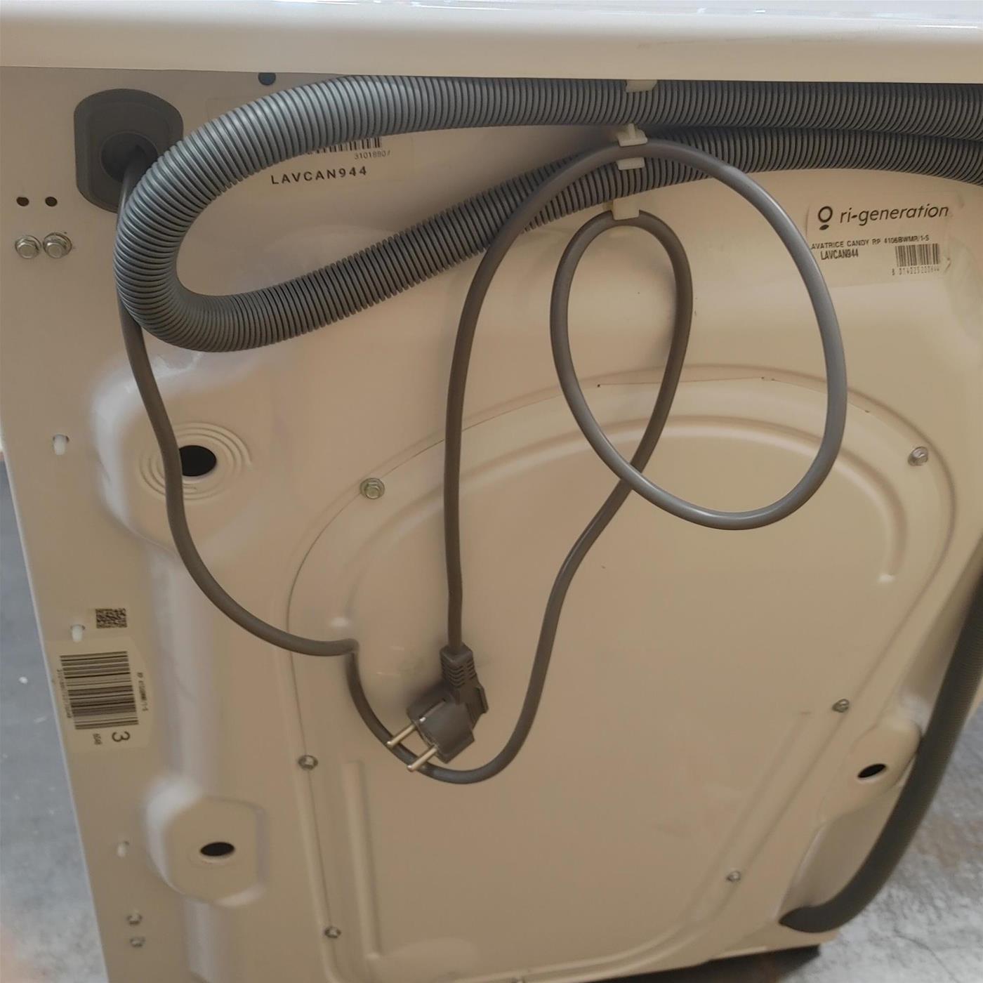 Lavatrice Candy RapidÓ RP4106BWMR/1-S Carica frontale 10 kg 1400 giri