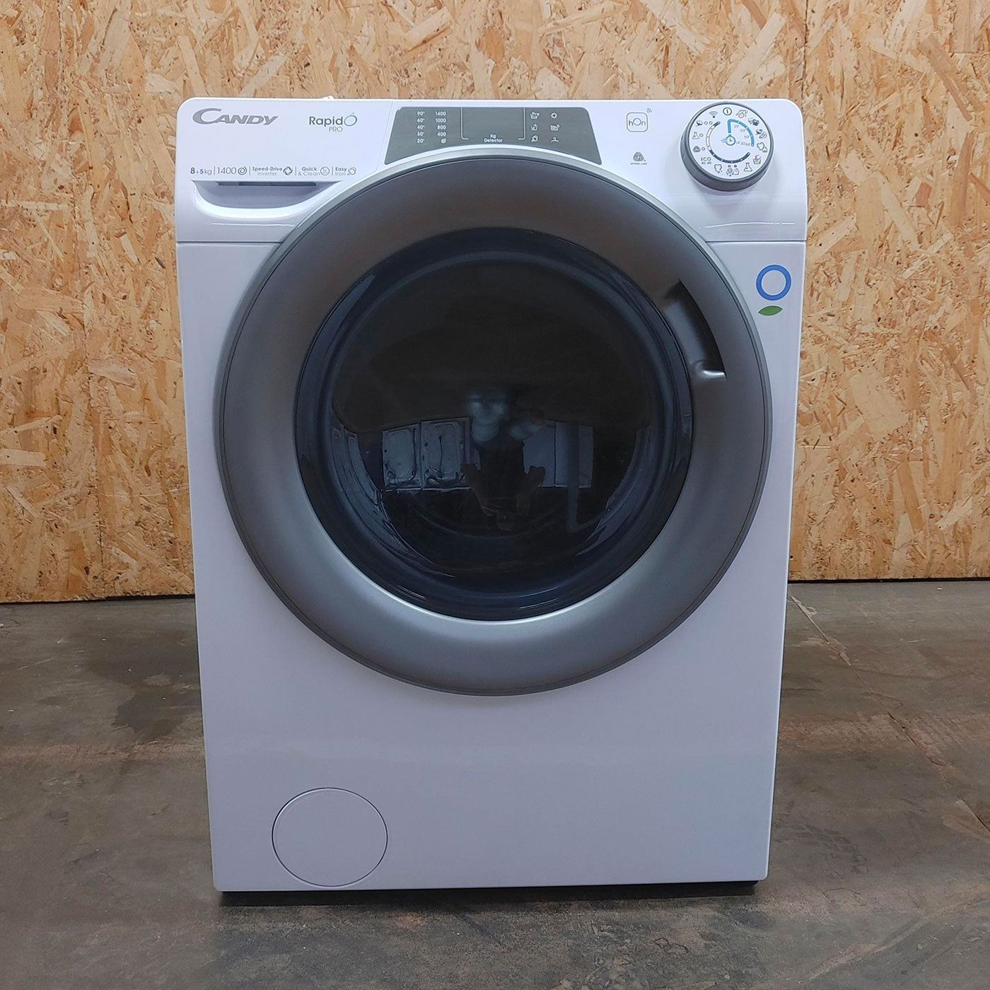 Lavasciuga Candy RapidÓ PRO RPW4856BWMR/1-S Libera Installazione Caricamento Frontale Bianco