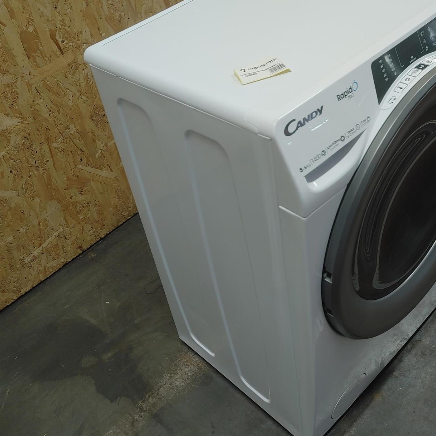 Lavasciuga Candy RapidÓ PRO RPW4856BWMR/1-S Libera Installazione Caricamento Frontale Bianco