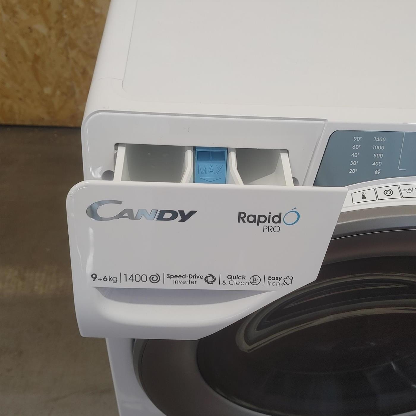 Lavasciuga Candy RapidÓ PRO RPW4966BWMR/1-S, Classe D (