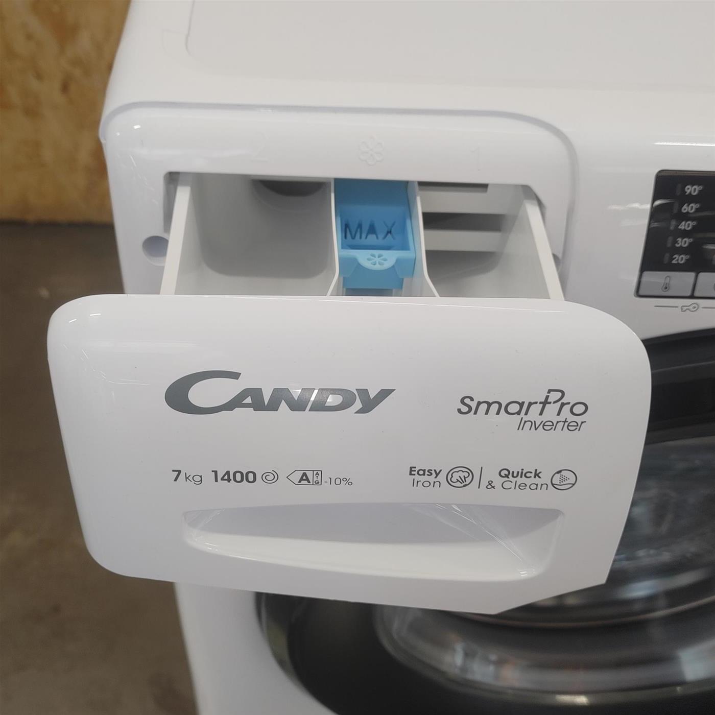 Candy Smart Pro Inverter CSO4474TWMB6/1-S lavatrice Caricamento frontale 7 kg 1400 Giri/min Bianco