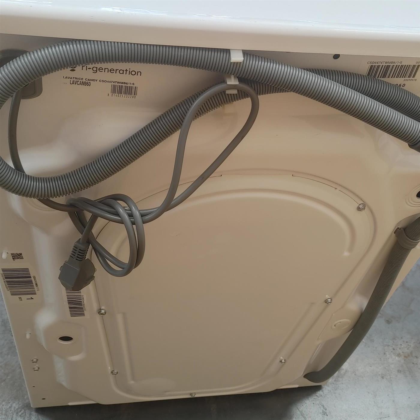 Candy Smart Pro Inverter CSO4474TWMB6/1-S lavatrice Caricamento frontale 7 kg 1400 Giri/min Bianco