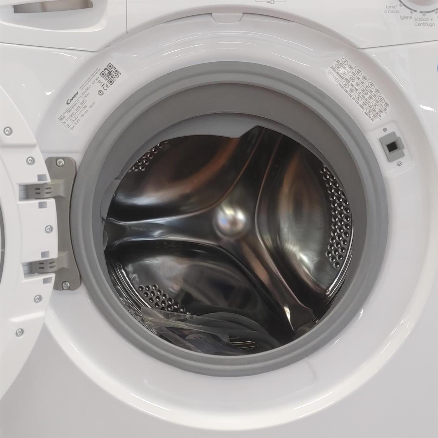 Lavatrice Candy Smart CSS129TW4-11 Carica frontale 9 kg 1200 giri Bianco