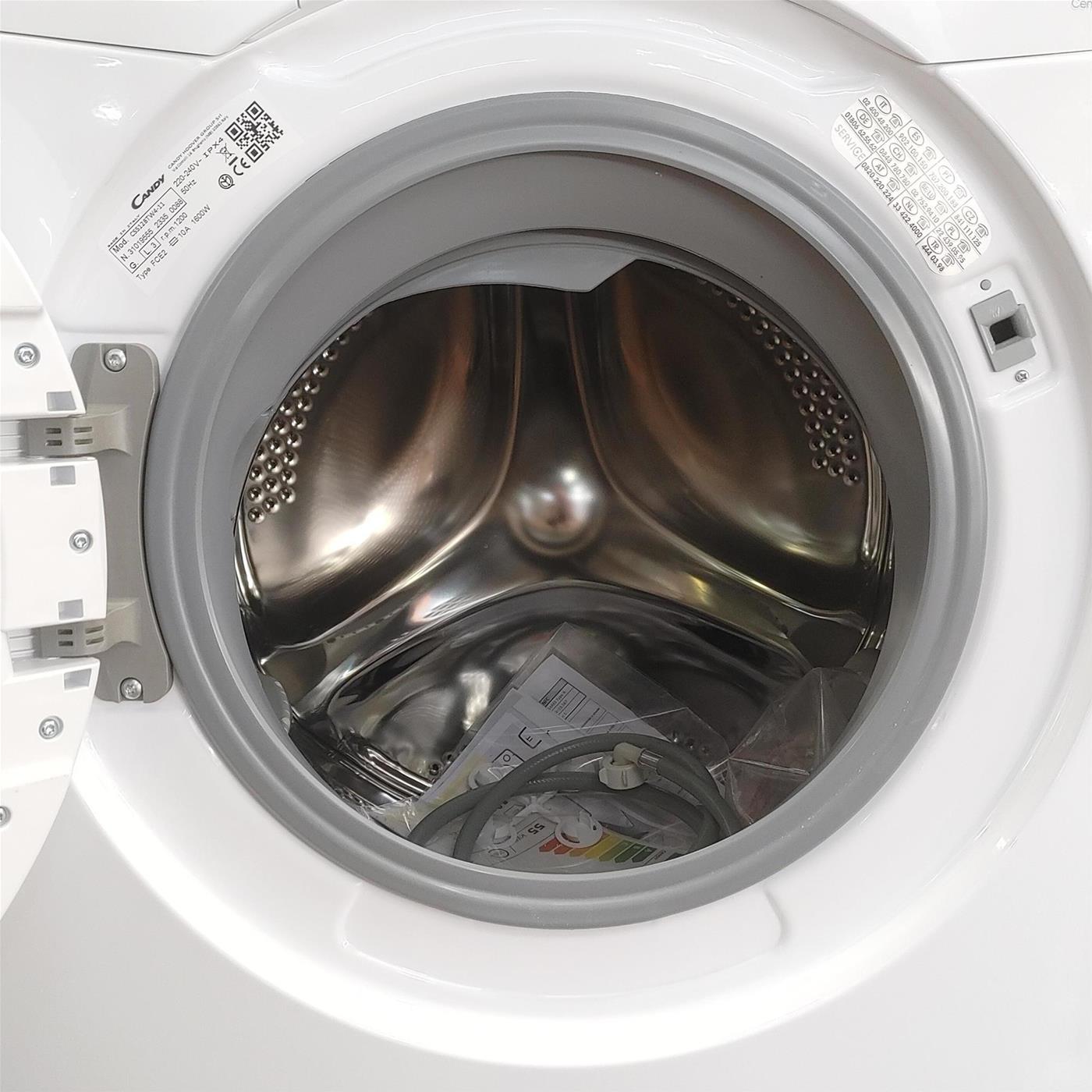 Lavatrice Candy Smart CSS128TW4-11 Caricamento frontale 8 kg 1200 Giri/min Bianco