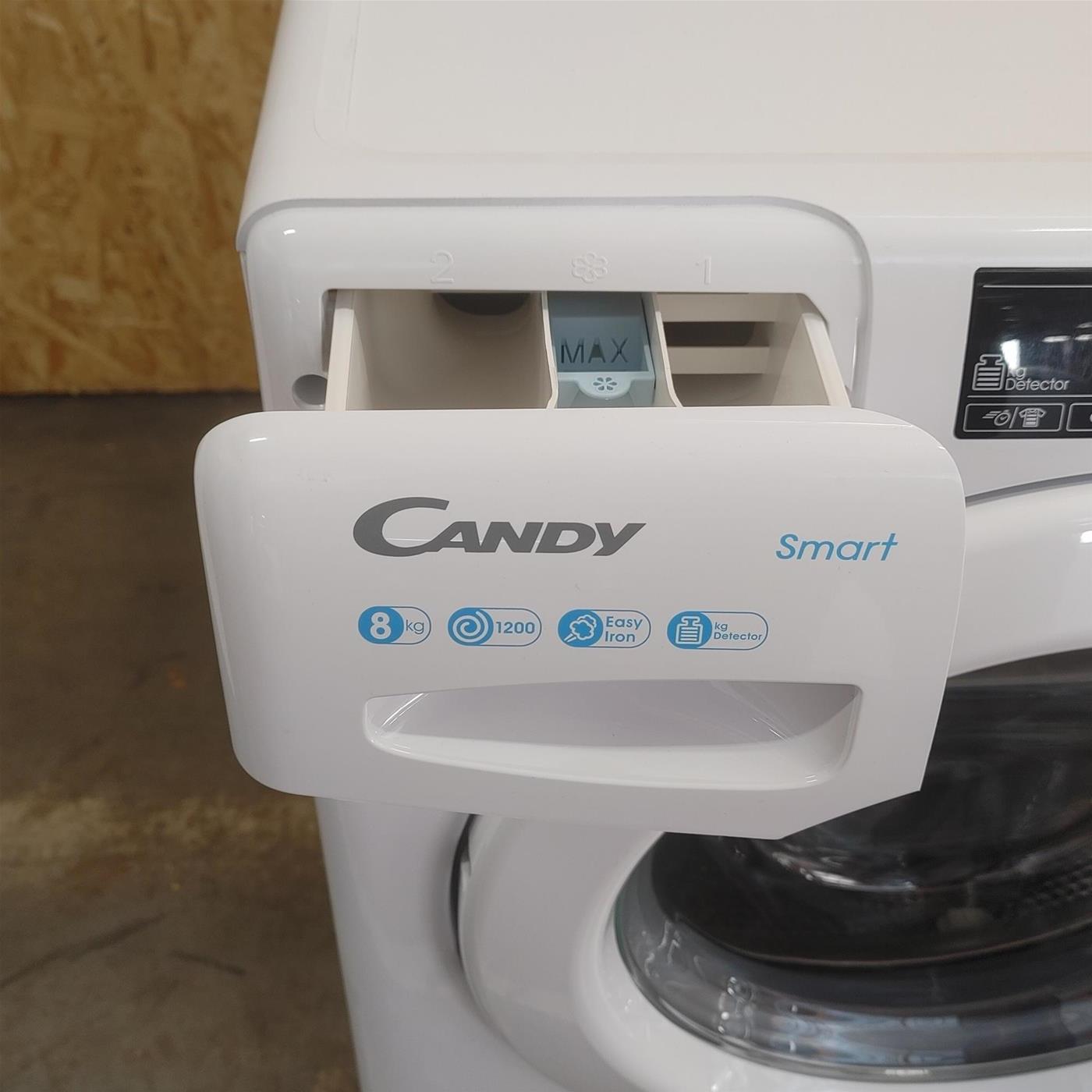 Lavatrice Candy Smart CSS128TW4-11 Caricamento frontale 8 kg 1200 Giri/min Bianco