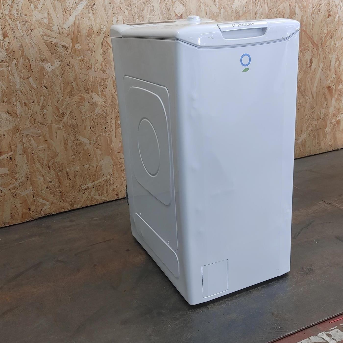 Candy Smart Inverter CSTG 47TMV5/1-11 lavatrice Caricamento dall'alto 7 kg 1400 Giri/min Bianco