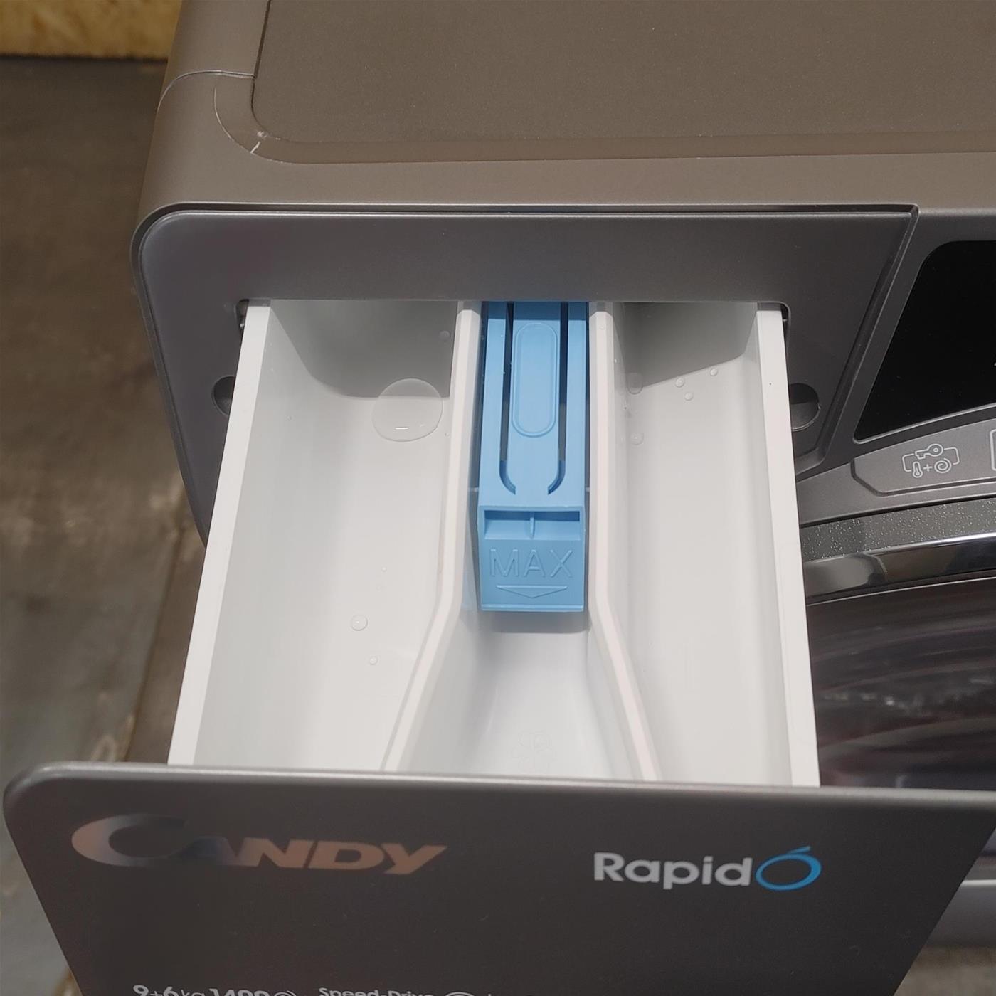 Candy RapidÓ ROW4964DWMCRET-S lavatrice asciugatrice Libera installazione Carica frontale Antracite D