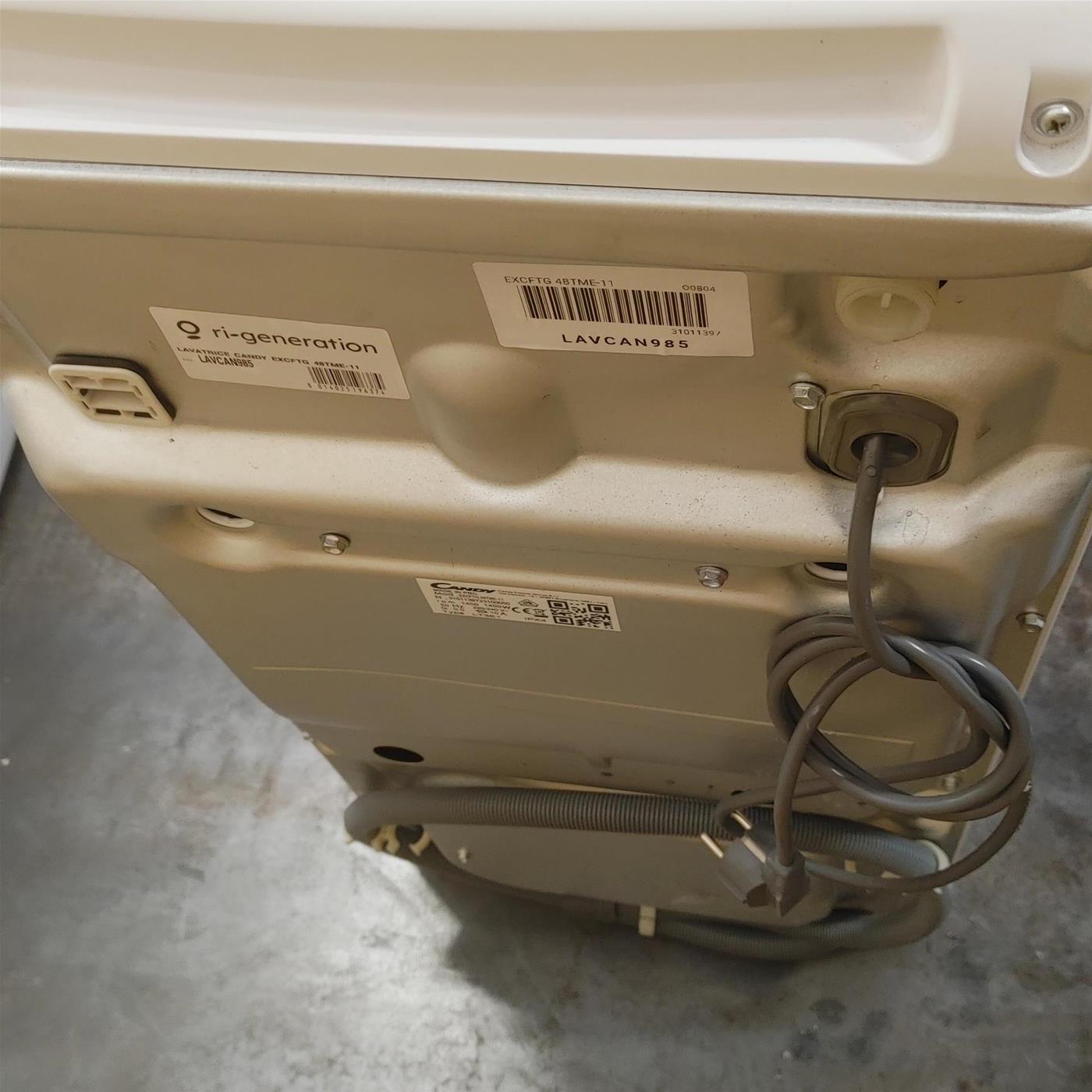 Lavatrice Candy Vita EXCFTG 48TME-11 Carica dall'alto 8 kg 1400 giri Bianco