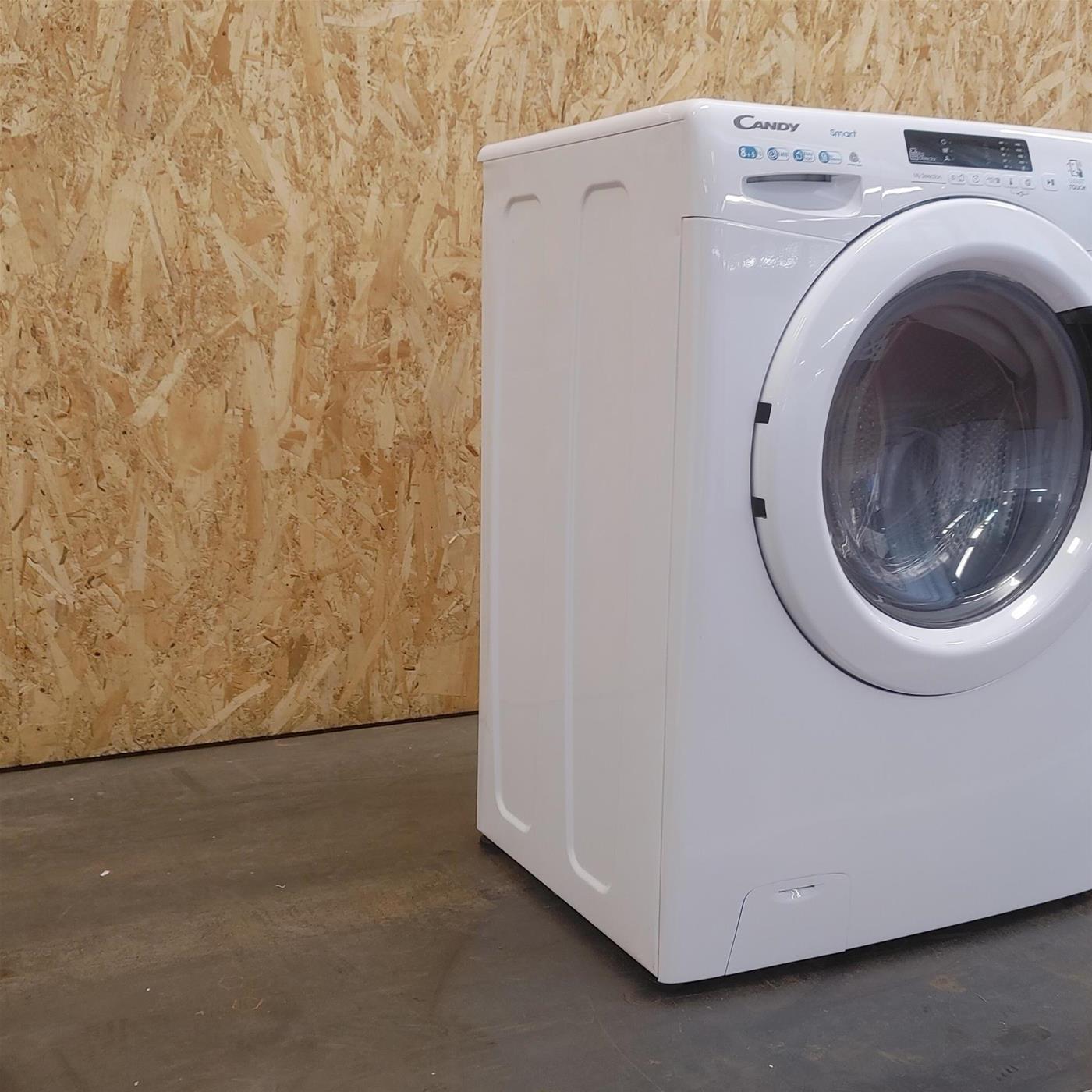 Candy Smart CSWS 4852DE/1-11 lavasciuga Libera installazione Caricamento frontale Bianco E