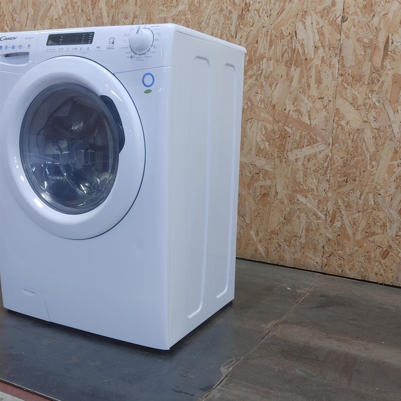 Candy Smart CSWS 4852DE/1-11 lavasciuga Libera installazione Caricamento frontale Bianco E