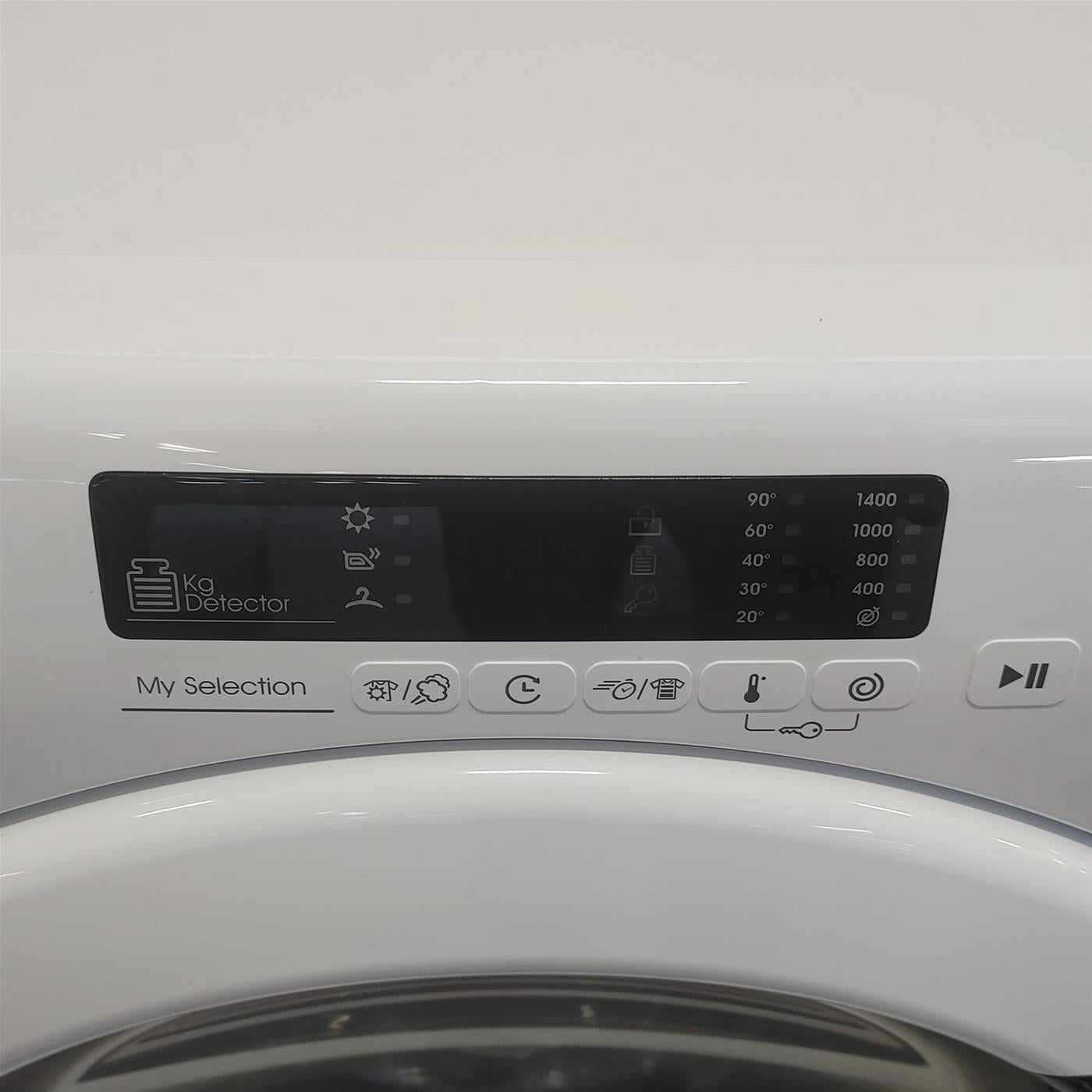 Candy Smart CSWS 4852DE/1-11 lavasciuga Libera installazione Caricamento frontale Bianco E