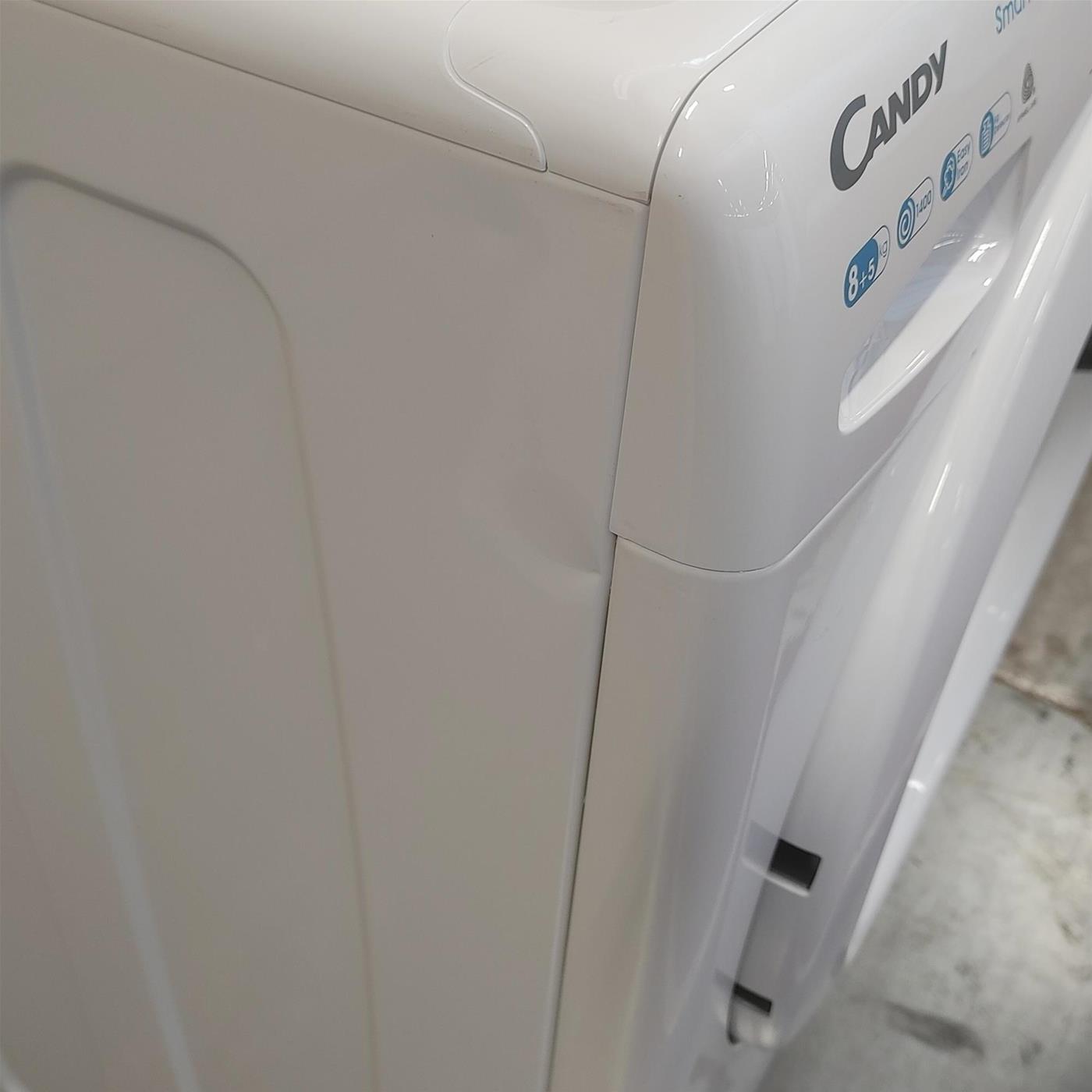 Candy Smart CSWS 4852DE/1-11 lavasciuga Libera installazione Caricamento frontale Bianco E
