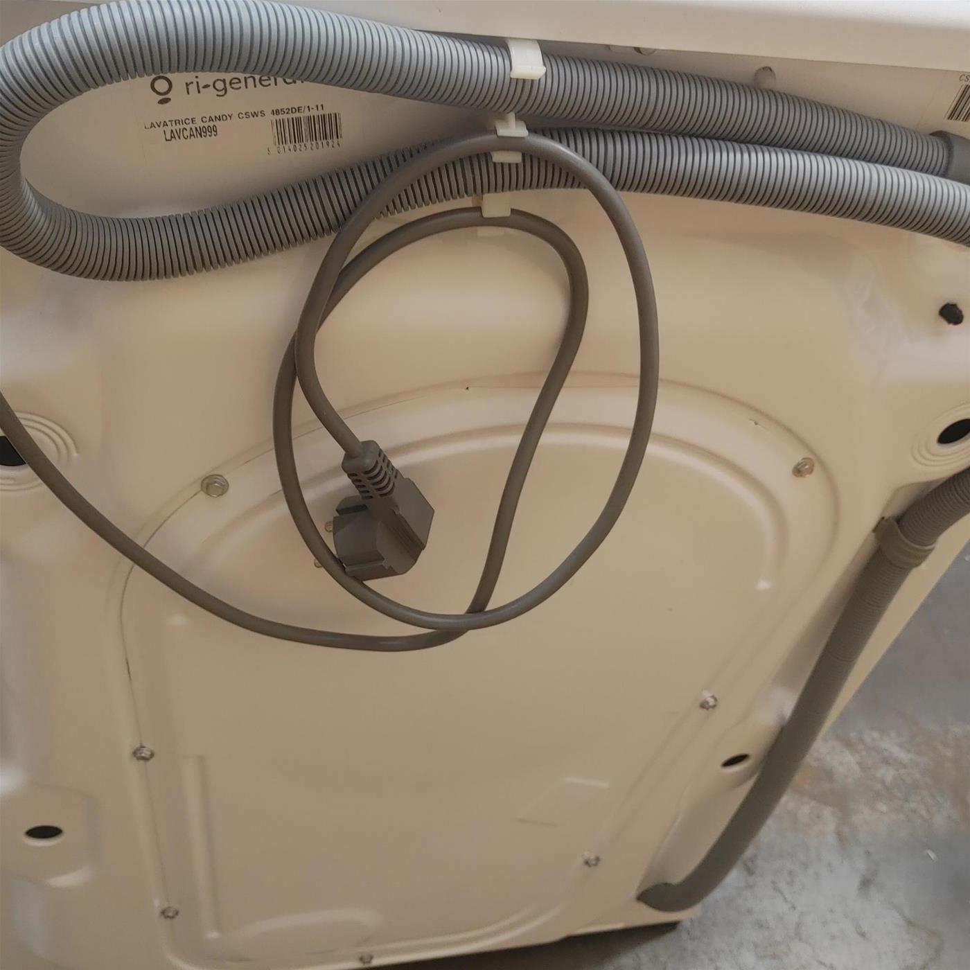 Candy Smart CSWS 4852DE/1-11 lavasciuga Libera installazione Caricamento frontale Bianco E