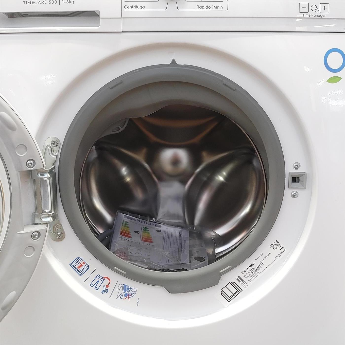 Lavatrice Electrolux EW2F5W82 Carica frontale 8 kg 1151 giri Bianco