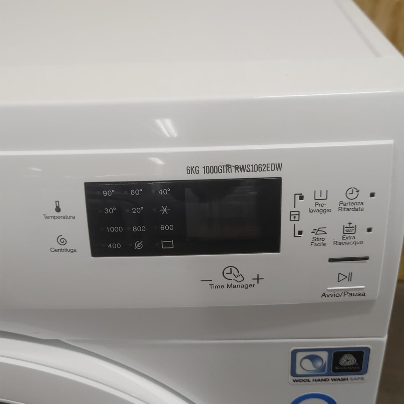 Lavatrice slim ELECTROLUX RWS1062EDW 6 kg