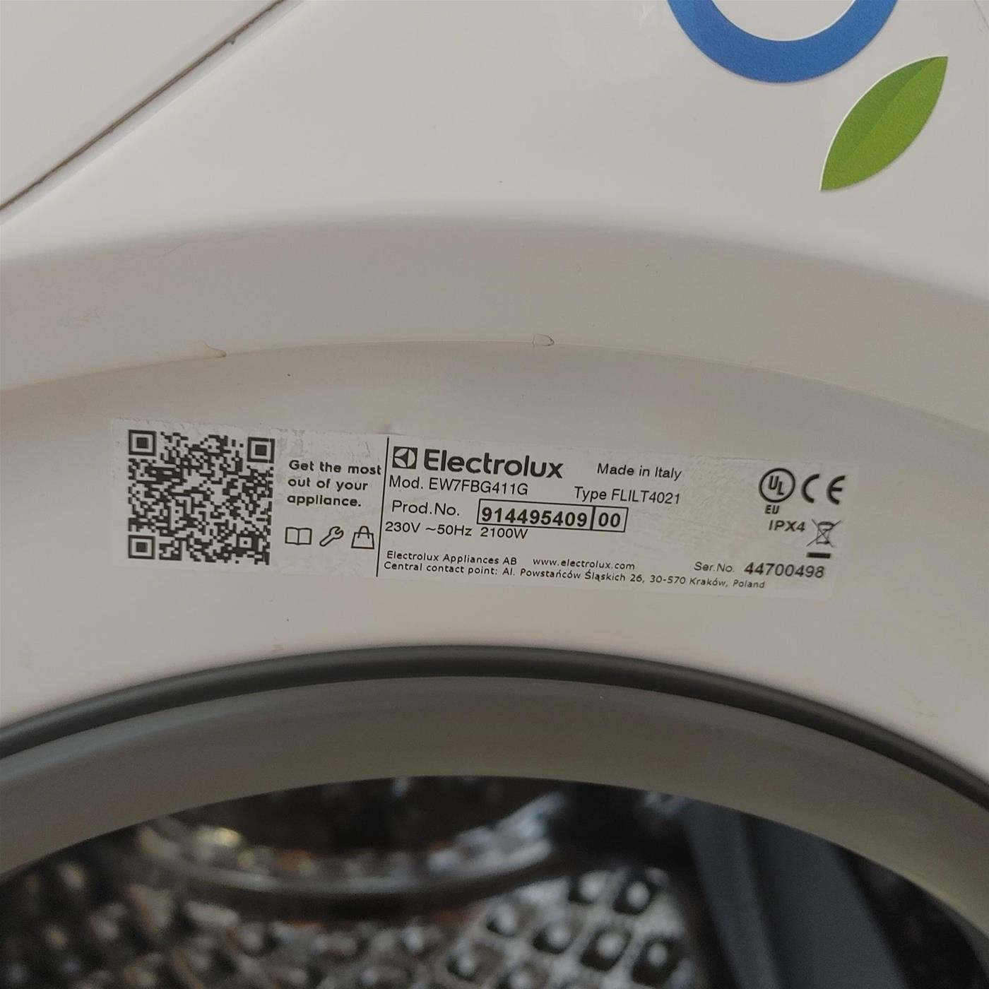Lavatrice Electrolux EW7FBG411G 11 Kg