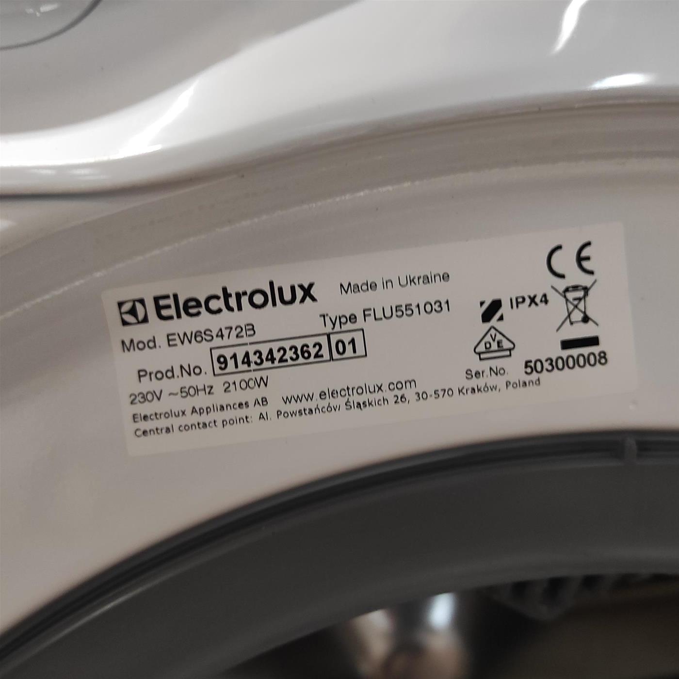 Lavatrice Electrolux SensiCare serie 600 EW6S472B 7 Kg