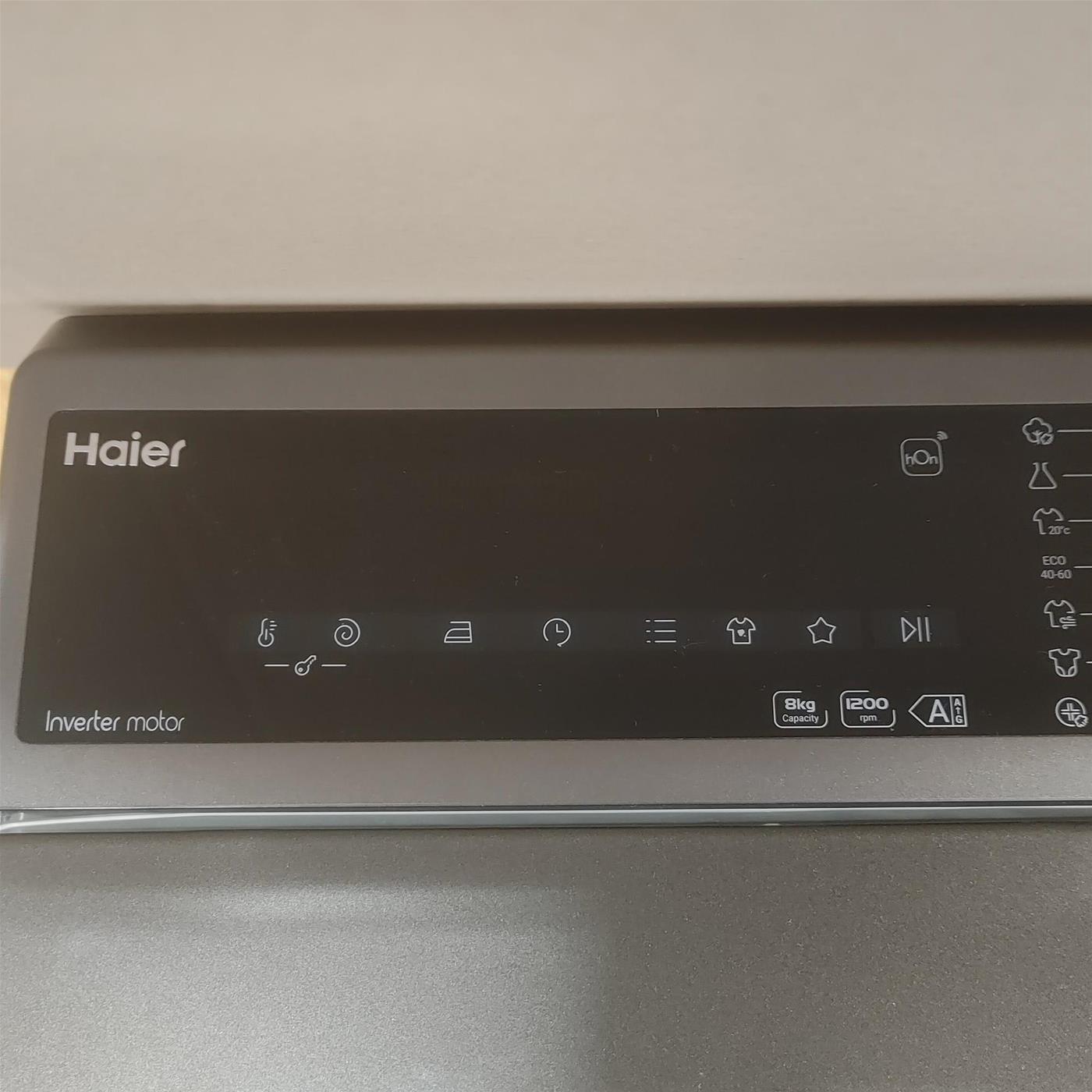 Lavatrice Haier T THASN286TMR5-S Inverter Wi-Fi Classe A 8 Kg
