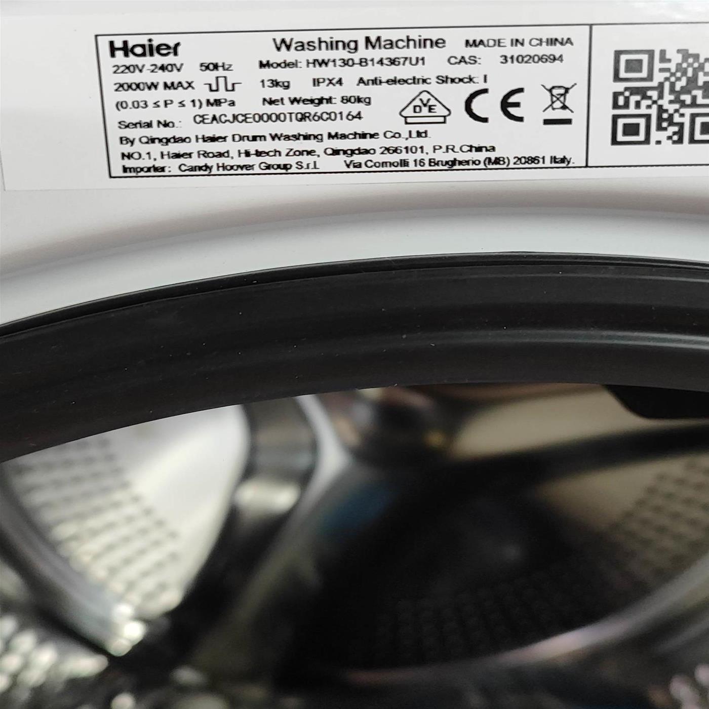 Lavatrice intelligente Haier X Series 7 HW130-B14367U-IT Wi-Fi Classe A 13 Kg