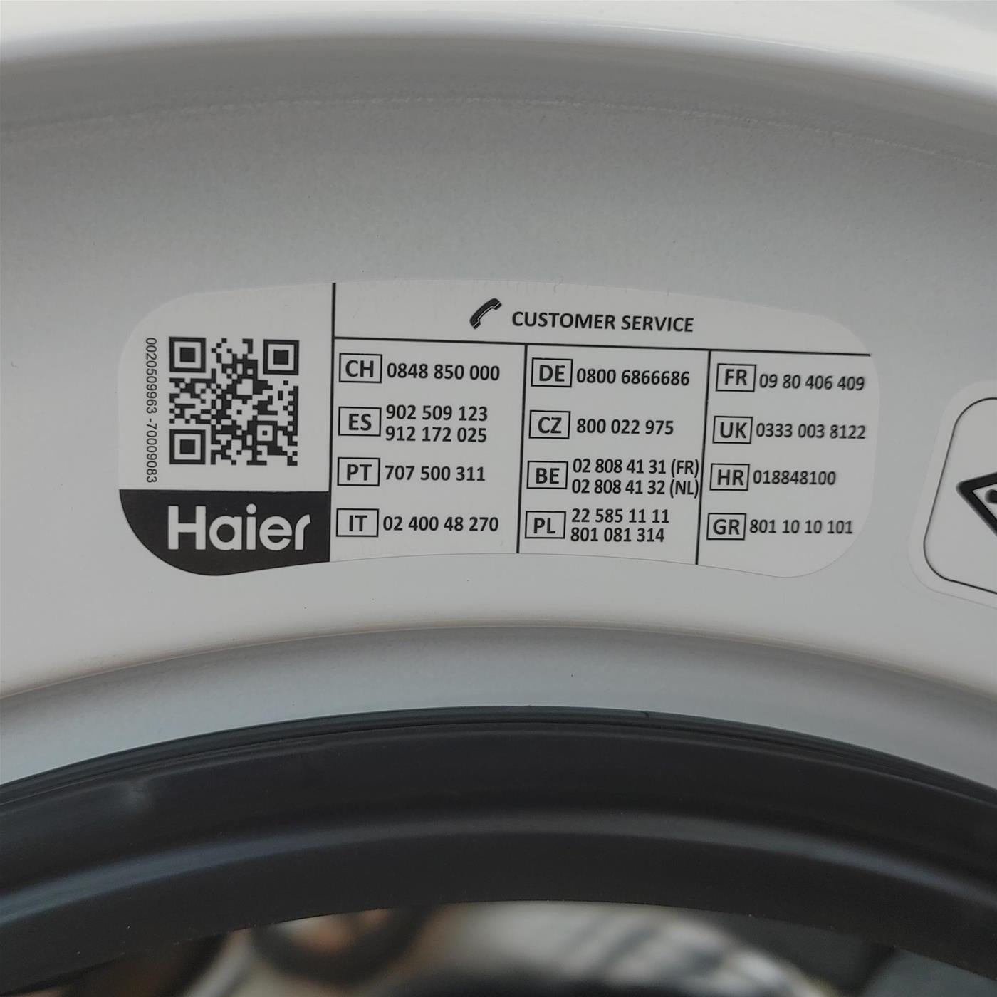 Haier I-Pro Series 5 HWD100B14959NUK I Pro Series 5 10/6kg Lavatrice Asciugatrice Bianca