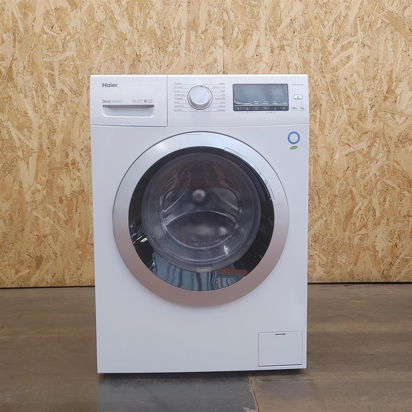 Haier Series 30 HW90-SB1230N lavatrice Caricamento frontale 9 kg 1200 Giri/min Bianco