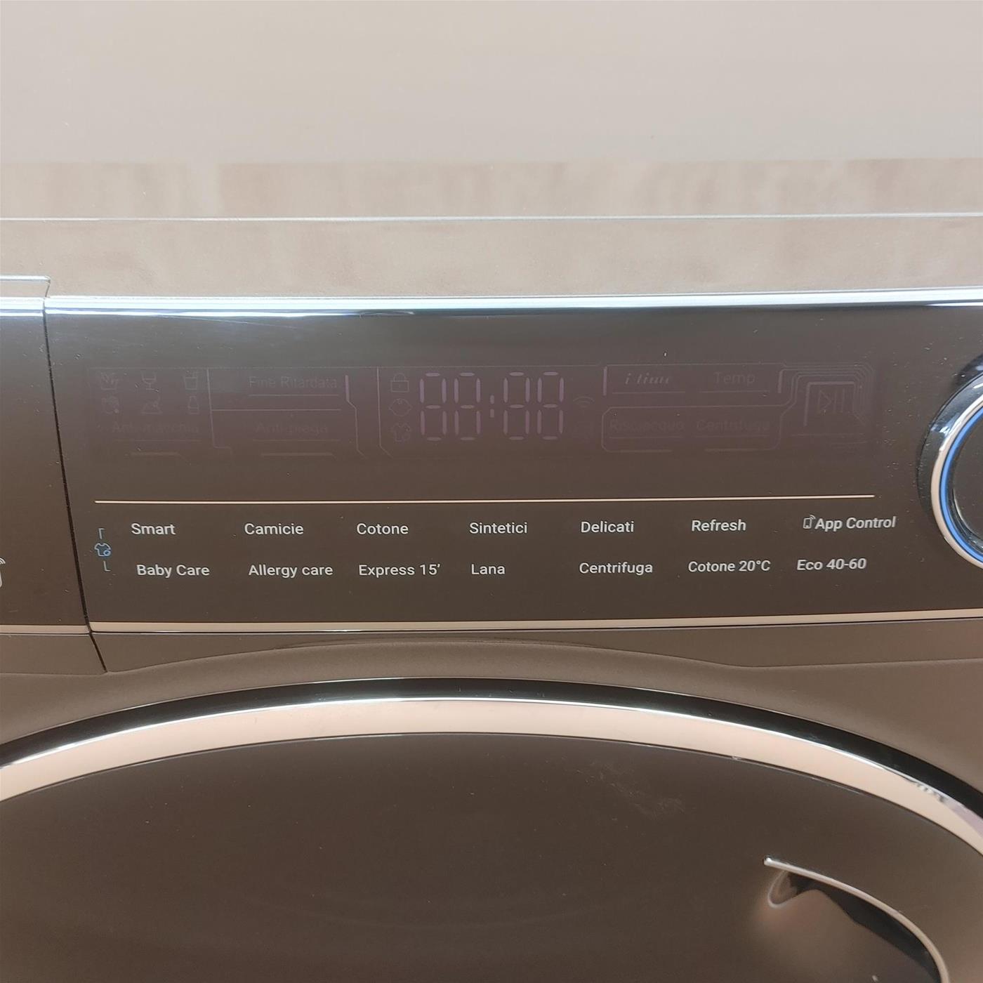 Lavatrice Haier I-Pro Series 7 HW120-B14979S Carica frontale 12 kg 1400 giri/min Nero, Grigio