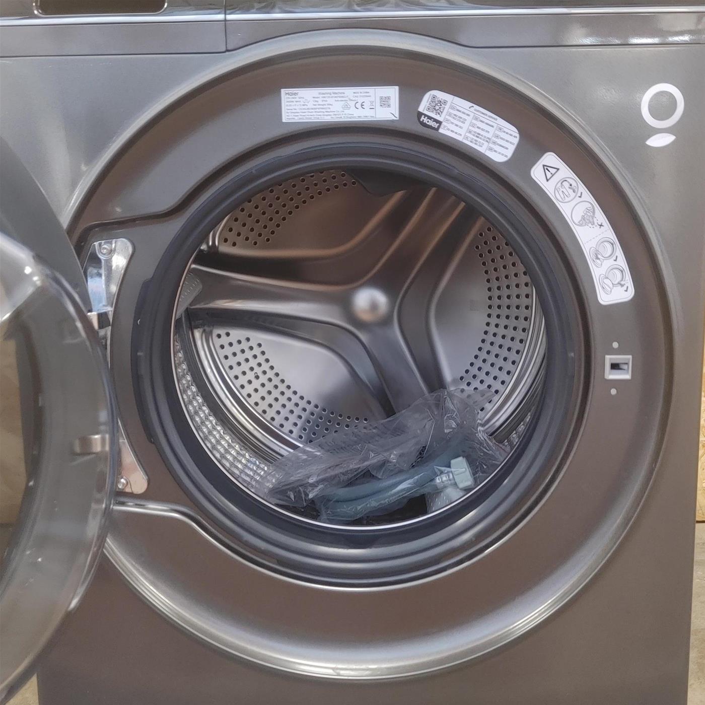 Lavatrice Haier I-Pro Series 7 HW120-B14979S Carica frontale 12 kg 1400 giri/min Nero, Grigio