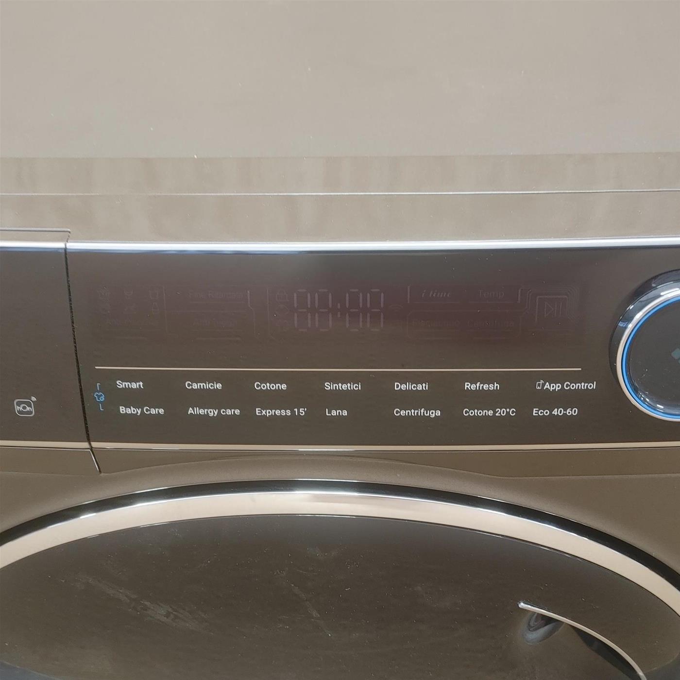 Lavatrice Haier I-Pro Series 7 HW120-B14979S Carica frontale 12 kg 1400 giri/min Nero, Grigio