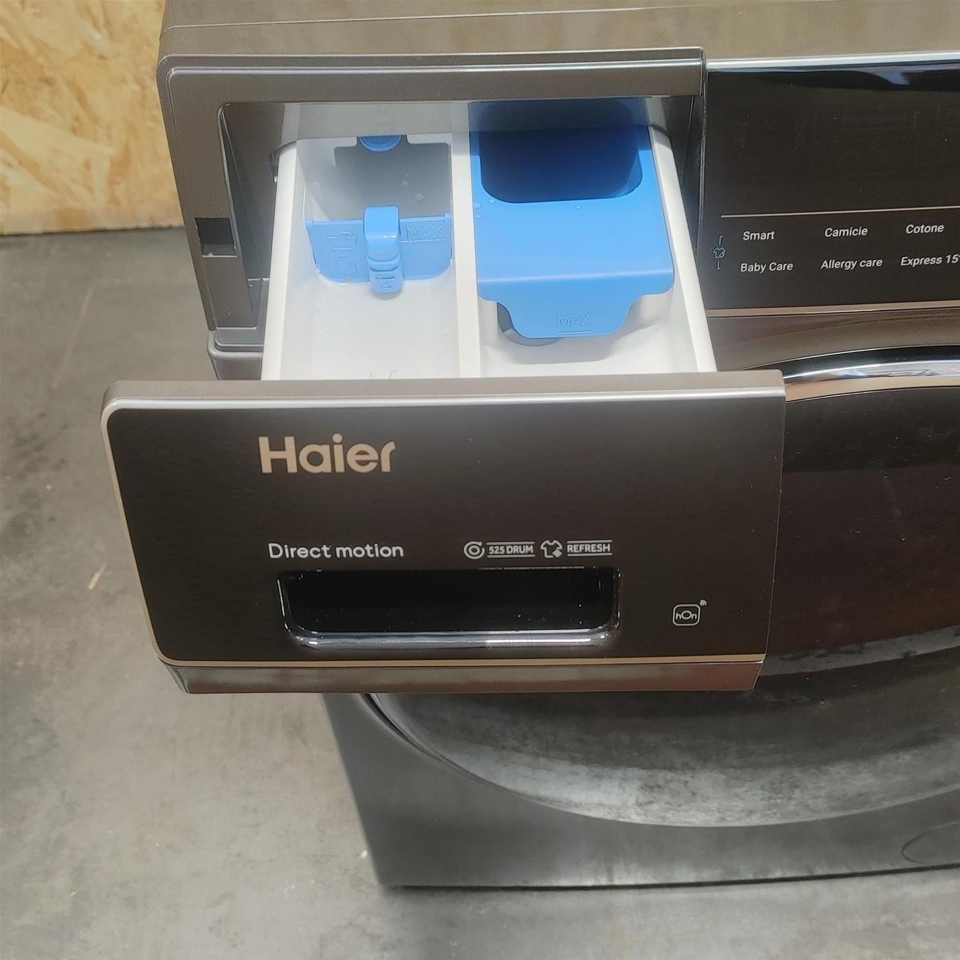 Lavatrice Haier I-Pro Series 7 HW120-B14979S Carica frontale 12 kg 1400 giri/min Nero, Grigio