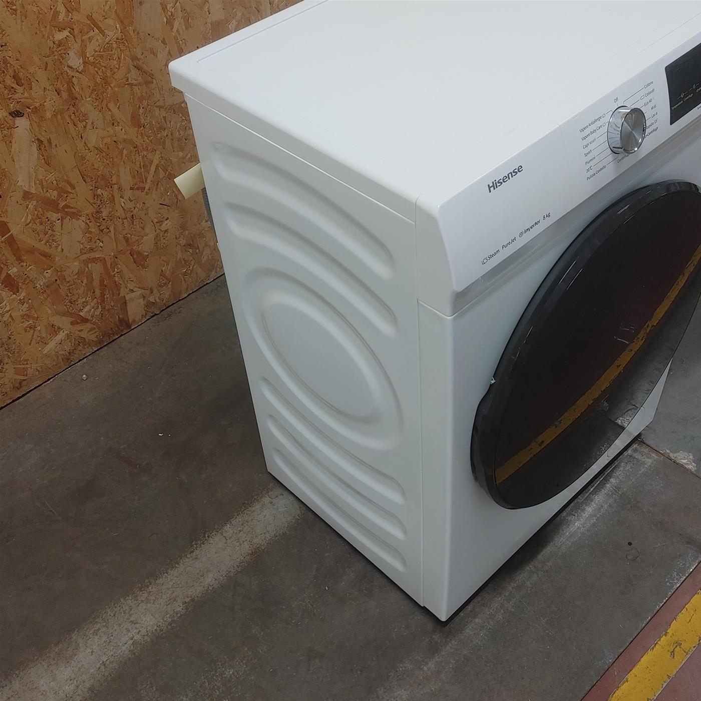 Lavatrice Hisense WFQA8014EVJM Classe A Motore Inverter 8 Kg