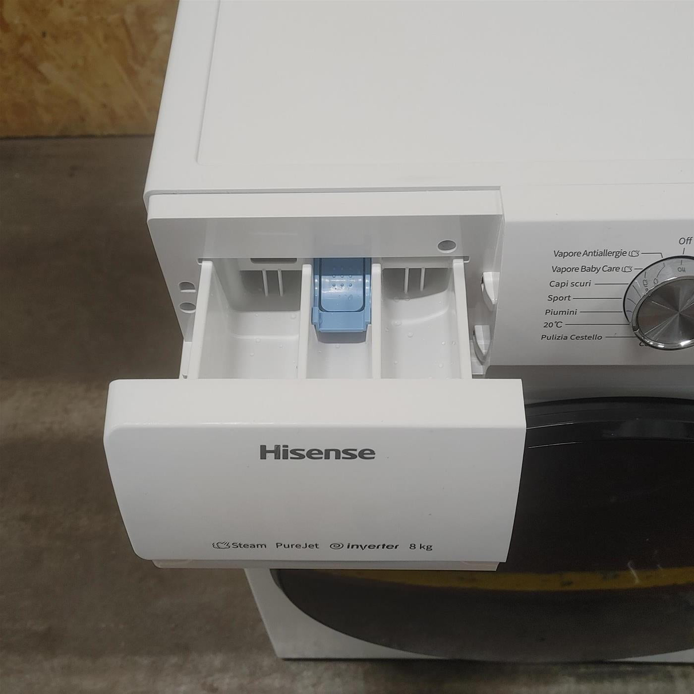 Lavatrice Hisense WFQA8014EVJM Classe A Motore Inverter 8 Kg