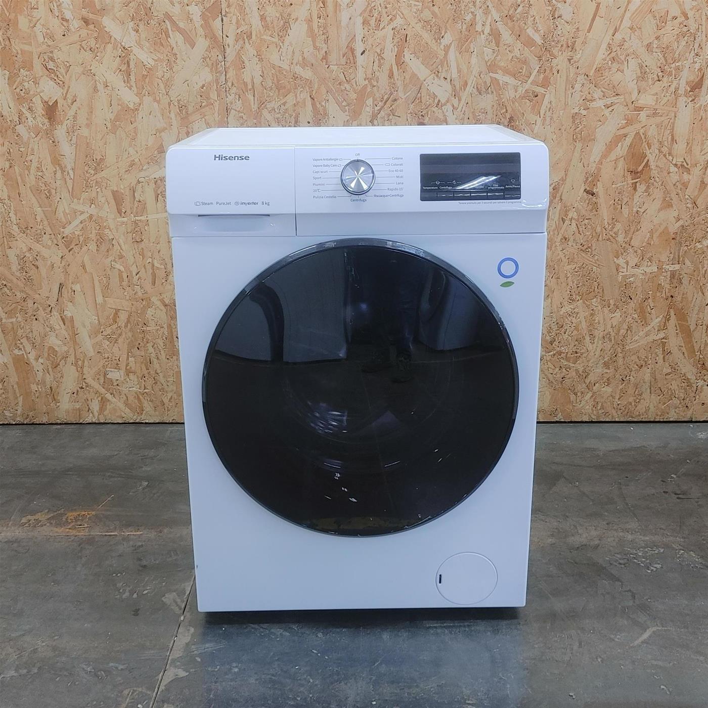 Lavatrice Hisense WFQA8014EVJM Classe A Motore Inverter 8 Kg