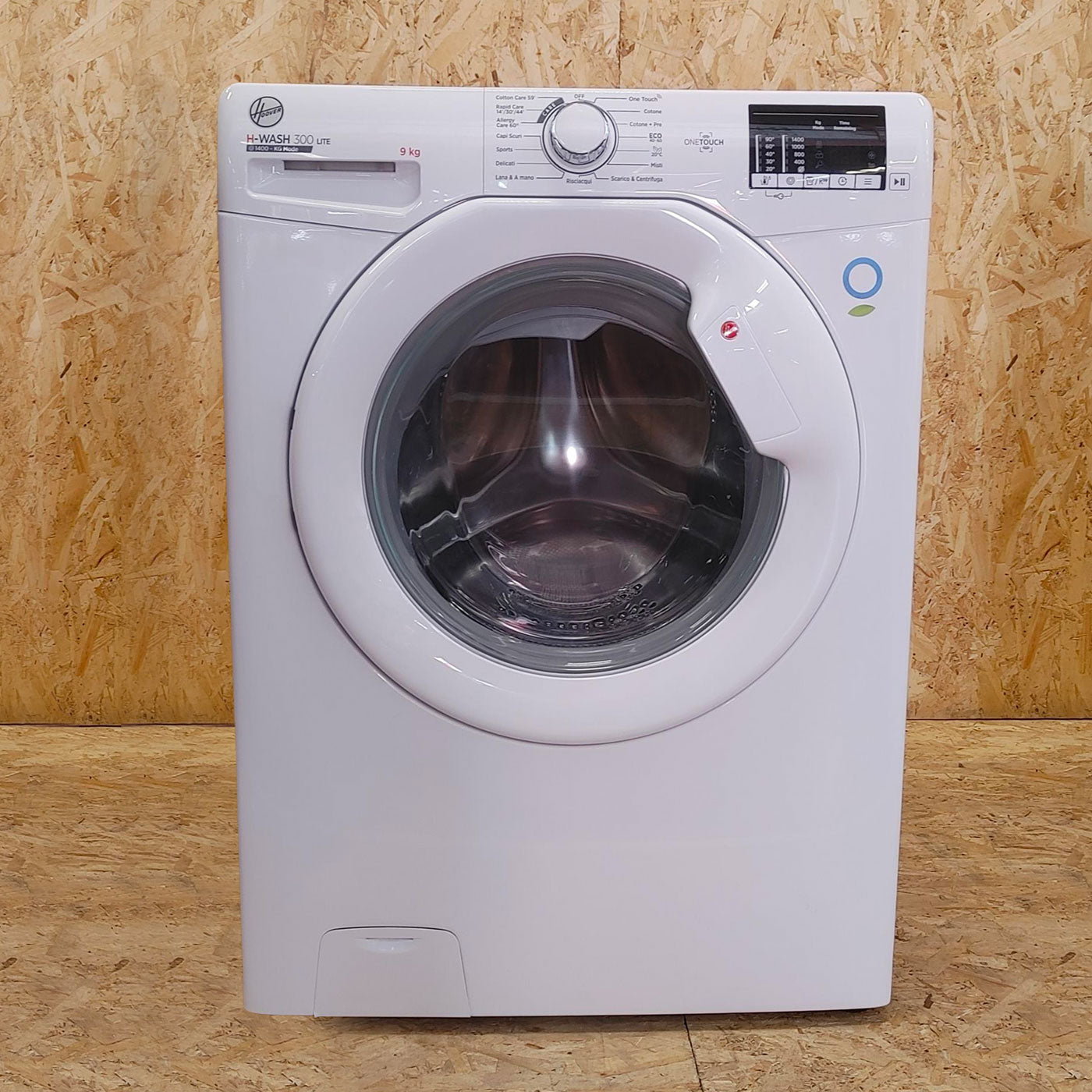 Hoover H-WASH 300 LITE H3W 492DE-11 lavatrice Caricamento frontale 9 kg 1400 Giri/min D Bianco