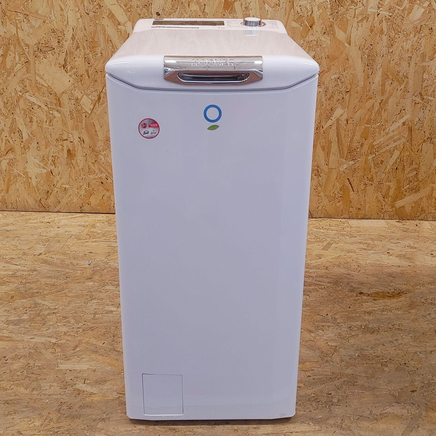 Hoover H-WASH 300 PLUS H3TSM48TAMCE-11 lavatrice Caricamento dall'alto 8 kg 1400 Giri/min B Bianco