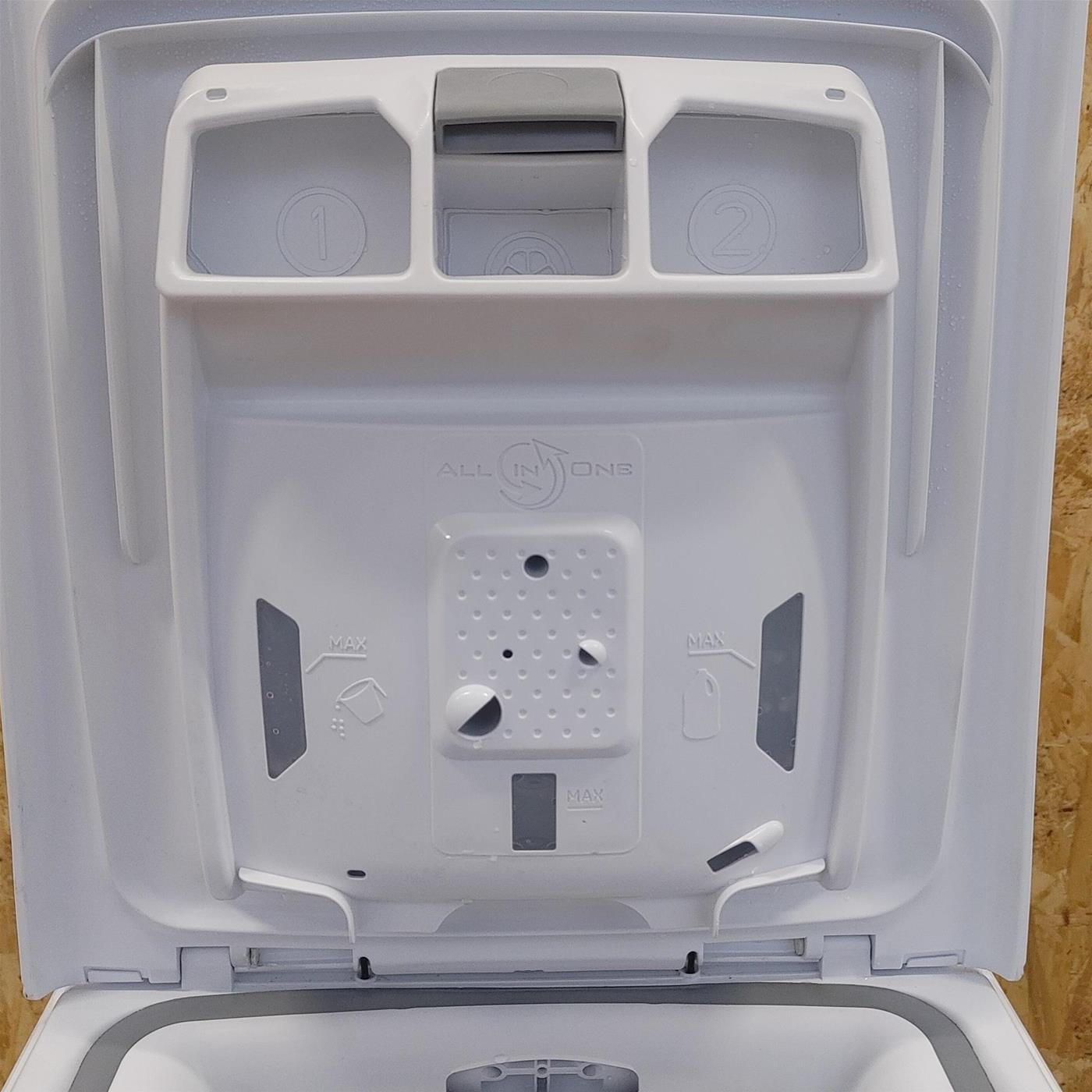 Hoover H-WASH 300 PLUS H3TSM48TAMCE-11 lavatrice Caricamento dall'alto 8 kg 1400 Giri/min B Bianco