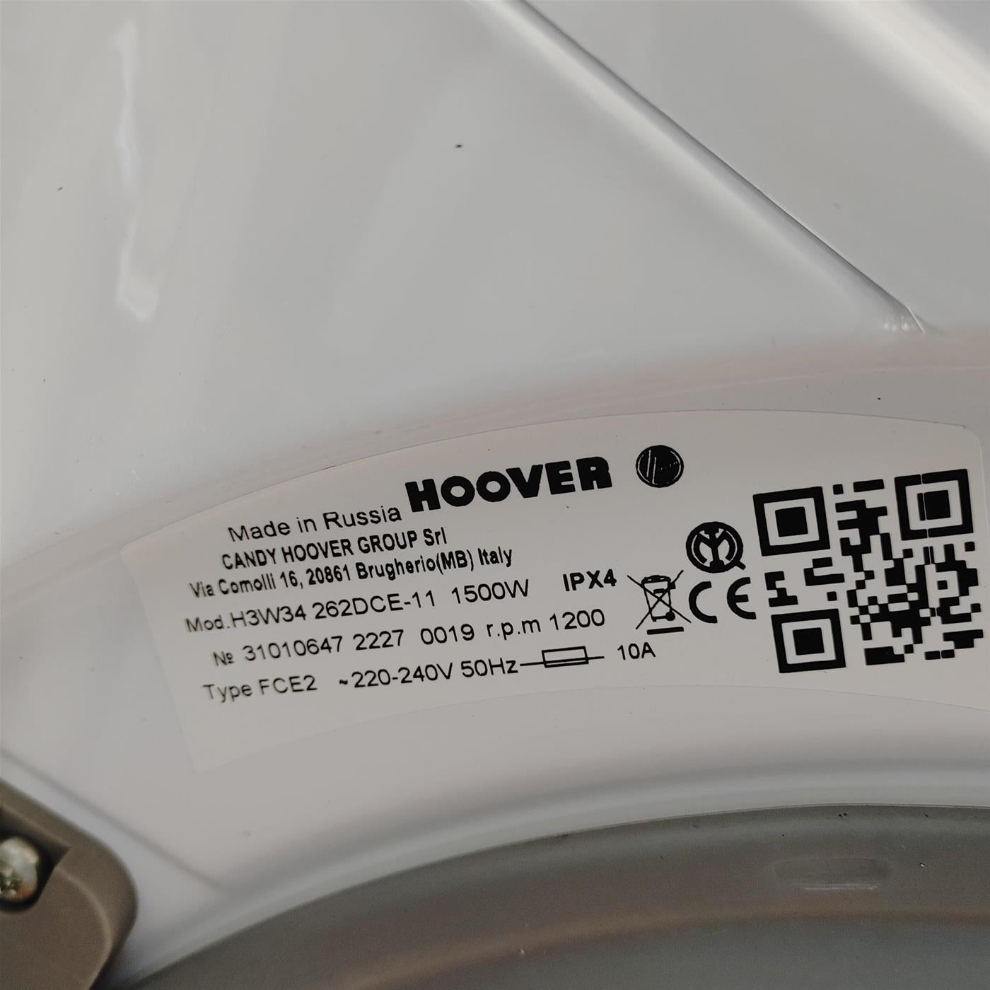 Hoover H3W34262DCE-11 Lavatrice slim 6 Kg