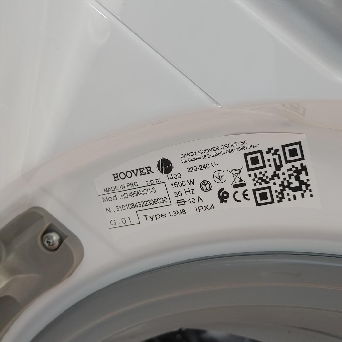 Hoover HD495AMC/1-S Lavasciuga 9/5 Kg